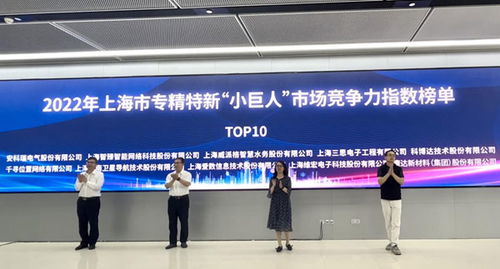 2022年上海市專精特新 小巨人 企業市場競爭力指數發布會順利召開